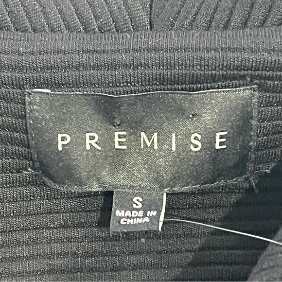 NEW WITH TAGS PREMISE WOMEN'S MOTO DRAPE JACKET‎ - Picture 11 of 13